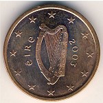 Ireland, 2 euro cent, 2002–2016