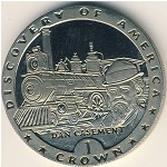 Isle of Man, 1 crown, 1992