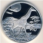 Сьерра-Леоне, 10 долларов (2005 г.)