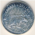 Canada, 1 dollar, 1980