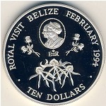 Белиз, 10 долларов (1994 г.)