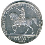 Bavaria, 2 thaler, 1839
