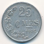 Люксембург, 25 сентим (1954–1972 г.)