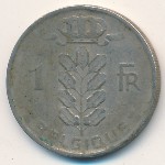 Belgium, 1 franc, 1952–1958