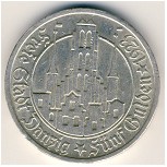 Danzig, 5 gulden, 1923–1927