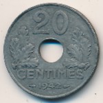 France, 20 centimes, 1941–1943