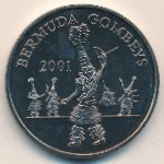 Бермудские острова, 1 доллар (2001 г.)