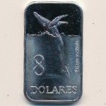 Galapagos Islands., 8 dolares, 2008