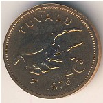 Tuvalu, 1 cent, 1976–1985