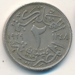 Egypt, 2 milliemes, 1929