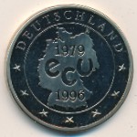 Germany., 1 ecu, 1996