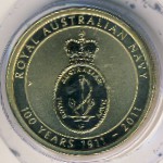 Australia, 1 dollar, 2011