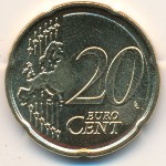 Латвия, 20 евроцентов (2014 г.)