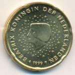 Netherlands, 20 euro cent, 1999–2006