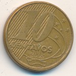 Brazil, 10 centavos, 2005
