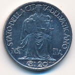 Vatican City, 20 centesimi, 1942–1946