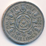 Великобритания, 2 шиллинга (1962 г.)