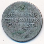 Schleswig-Holstein, 5 schilling, 1787–1800