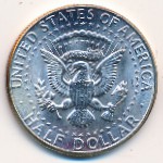 USA, 1/2 dollar, 1964