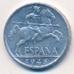 Spain, 10 centimos, 1940–1953