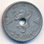Norway, 25 ore, 1921–1923