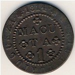Angola, 1 macuta, 1814–1819