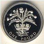 Great Britain, 1 pound, 1984