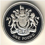 Great Britain, 1 pound, 1993