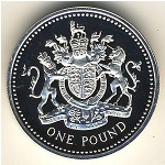 Великобритания, 1 фунт (1998–2008 г.)