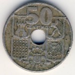 Испания, 50 сентимо (1949 г.)