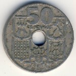 Испания, 50 сентимо (1949 г.)