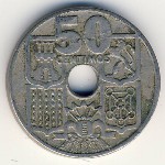 Испания, 50 сентимо (1949 г.)