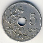 Belgium, 5 centimes, 1904–1907