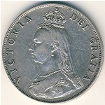 Великобритания, 1 флорин (1887–1892 г.)