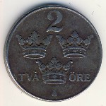 Швеция, 2 эре (1947 г.)