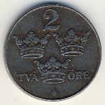 Швеция, 2 эре (1948 г.)