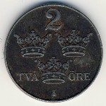 Швеция, 2 эре (1950 г.)