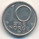 Norway, 10 ore, 1978