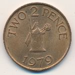 Guernsey, 2 pence, 1977–1981