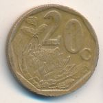 ЮАР, 20 центов (2003–2016 г.)