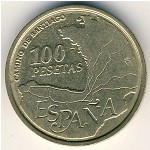 Spain, 100 pesetas, 1993