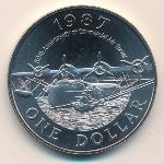 Бермудские острова, 1 доллар (1987 г.)