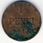 Finland, 1 penni, 1913