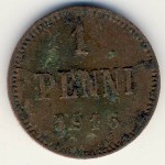 Finland, 1 penni, 1916