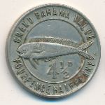 Bahamas, 4 1/2 pence, 1940
