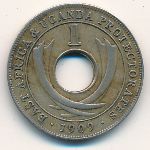 East Africa, 1 cent, 1909–1910