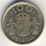 Испания, 100 песет (1992 г.)