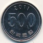 Южная Корея, 500 вон (1996–2011 г.)
