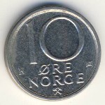 Norway, 10 ore, 1983