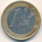 Испания, 1 евро (2001–2003 г.)